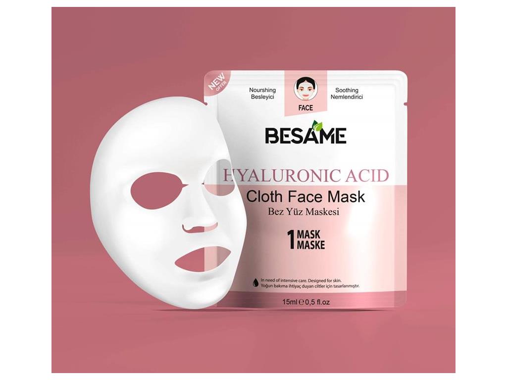 Besame Hyaluronik Asit Nem Bombası Kağıt Maske 10’lu Paket